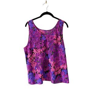 Vintage Linda Bis Floral Tank Top (Approx. Small)